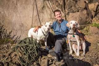 photographing rescue dogs