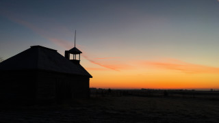 Abandoned Schoolhouse Sunrise Steve Hirsch