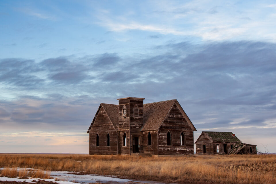 milk-river-valley-church-with-barn-abandoned-photography